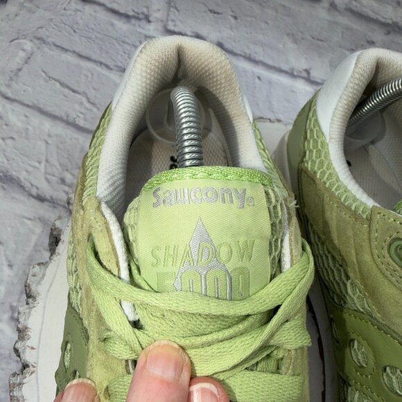 Saucony Shadow 5000 Running Shoes Trainers Women's Size 11 US 9 UK Green EUC - Picture 3 of 14